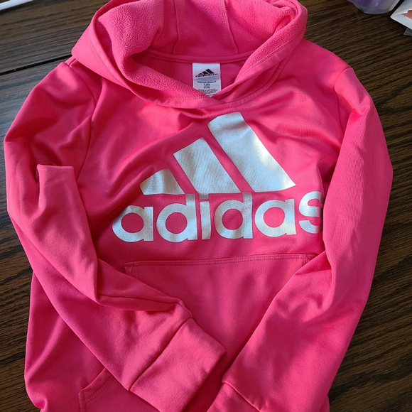 Adidas Girls Size L Hoodie Pullover - Picture 9 of 10